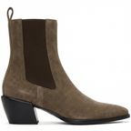 Stivaletti Chelsea - Camoscio taupe | Rowan