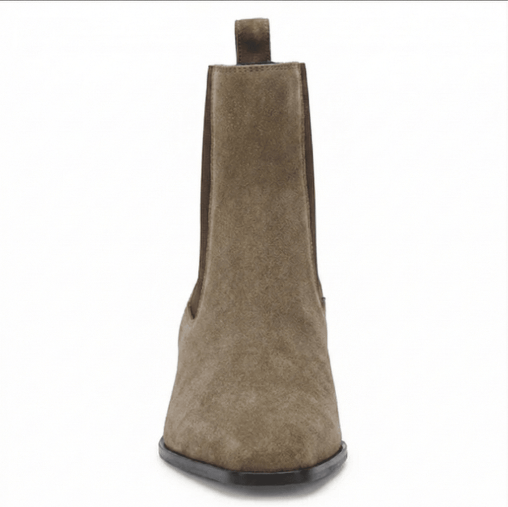 Stivaletti Chelsea - Camoscio taupe | Rowan, immagine 4