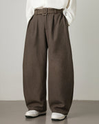 Pantaloni Larghi da uomo in Misto Lana e Cotone | Rowan, immagine 12