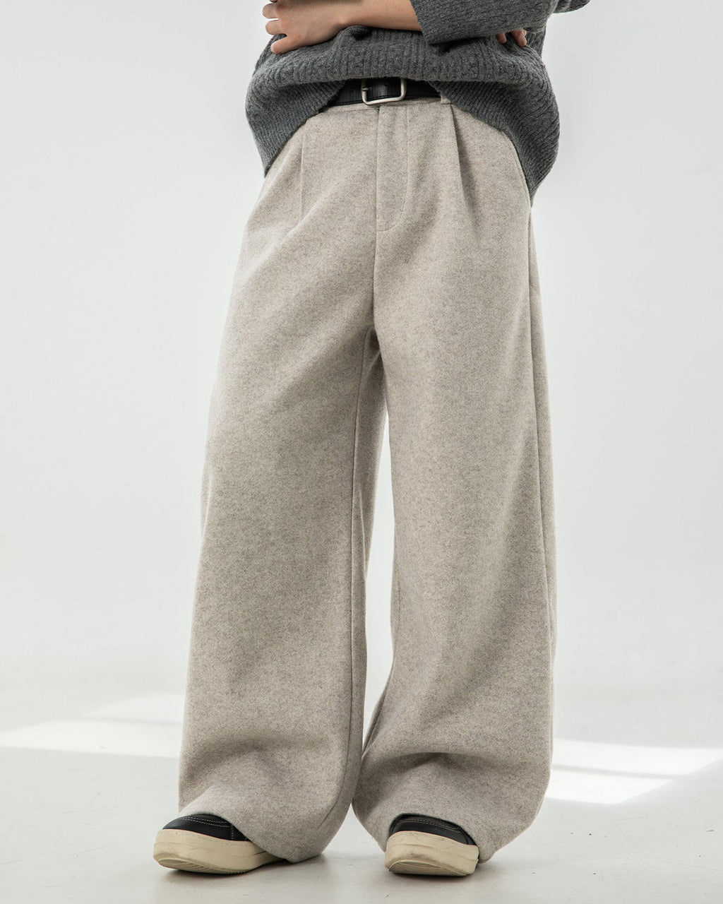 Pantaloni Larghi da uomo in Misto Lana | Rowan, immagine 5