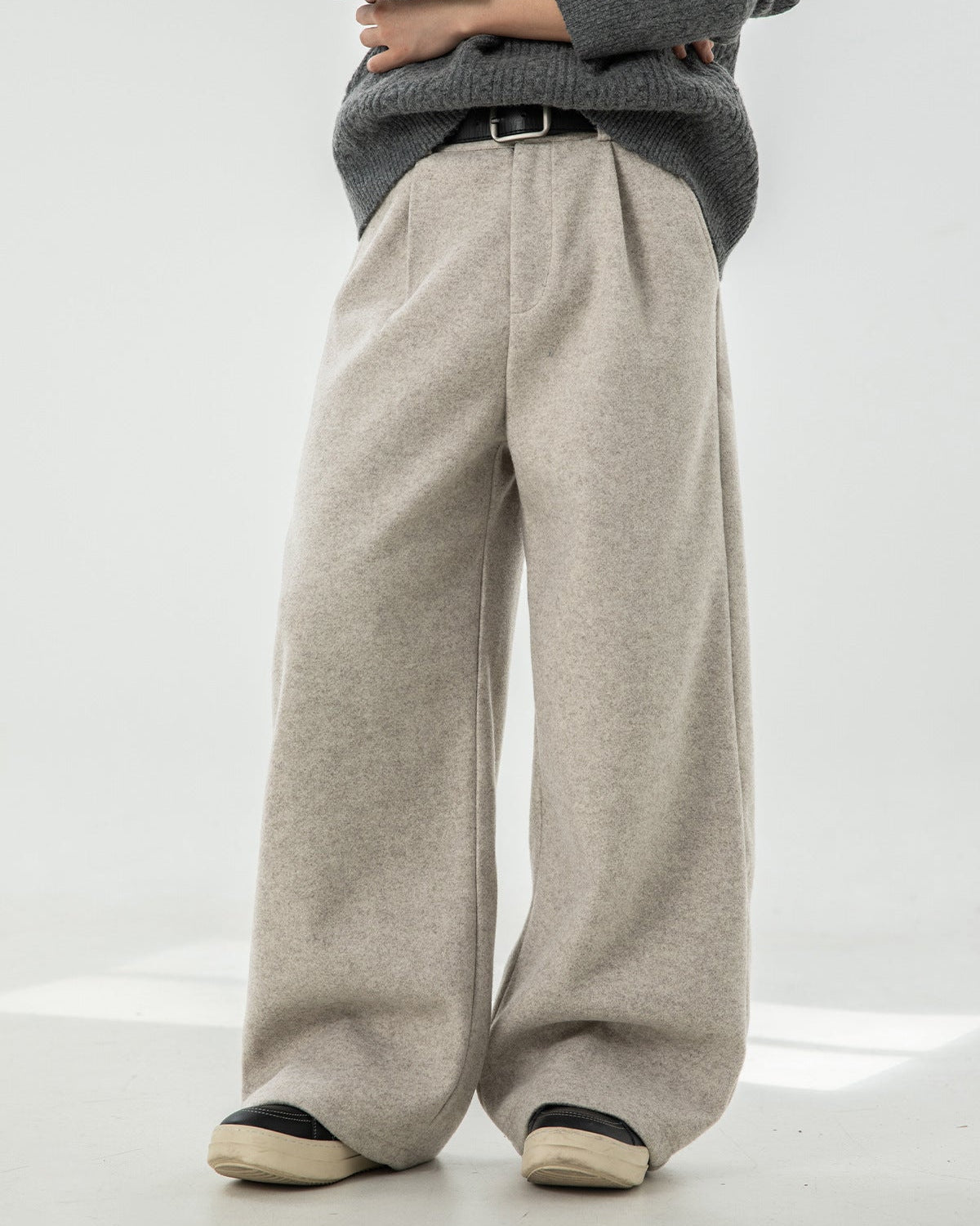Pantaloni Larghi da uomo in Misto Lana | Rowan, immagine 5