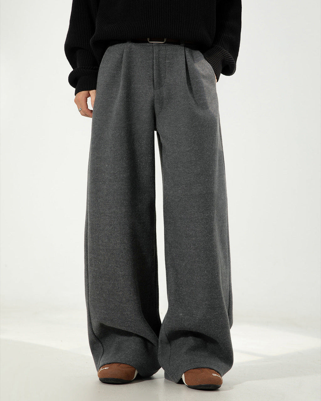 Pantaloni Larghi da uomo in Misto Lana | Rowan, immagine 9