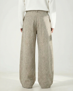 Pantaloni Larghi da uomo in Misto Lana e Cotone | Rowan, immagine 3