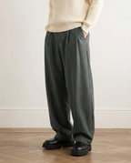 Pantaloni Larghi da uomo in Misto Lana e Cotone | Rowan, immagine 9