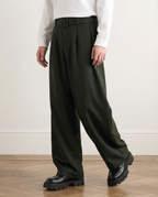 Pantaloni Larghi da uomo in Misto Lana e Cotone | Rowan, immagine 11