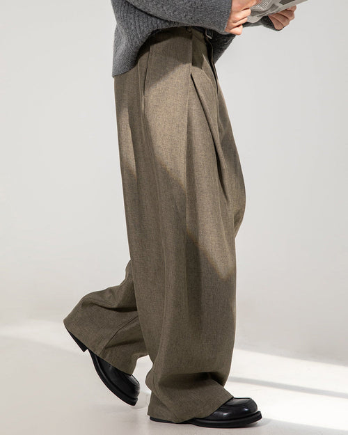 Pantaloni Larghi da uomo con Pinces Taglio Fluido | Rowan, immagine 2