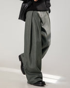 Pantaloni Larghi da uomo con Pinces Taglio Fluido | Rowan, immagine 5