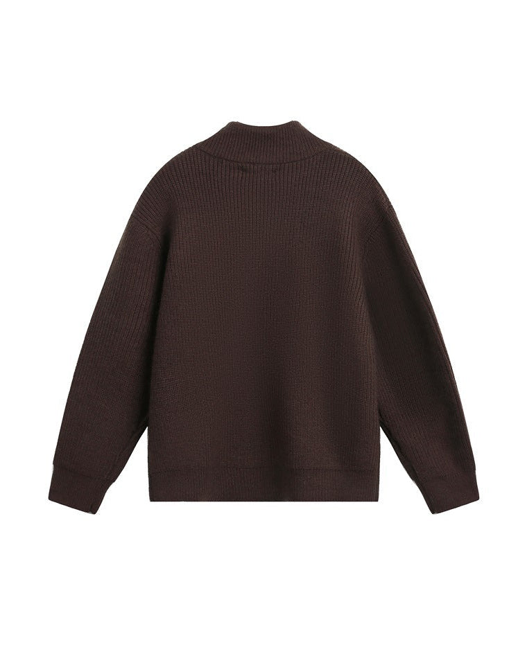 Maglione da uomo Mezza Zip in Lana | Rowan, immagine 8