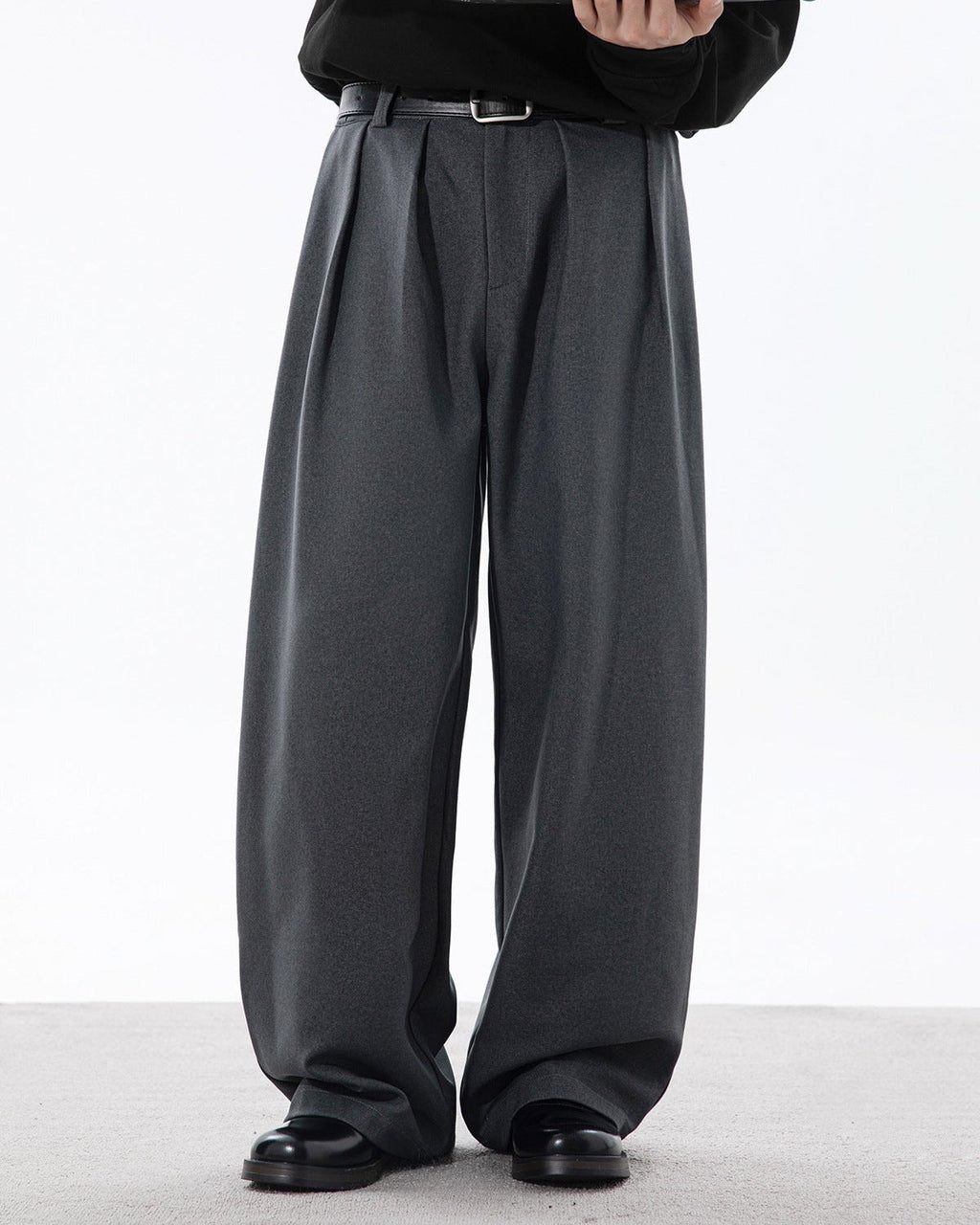 Pantaloni Larghi da uomo con Pinces in Cotone | Rowan