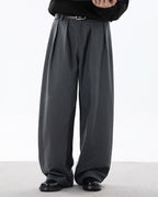 Pantaloni Larghi da uomo con Pinces in Cotone | Rowan