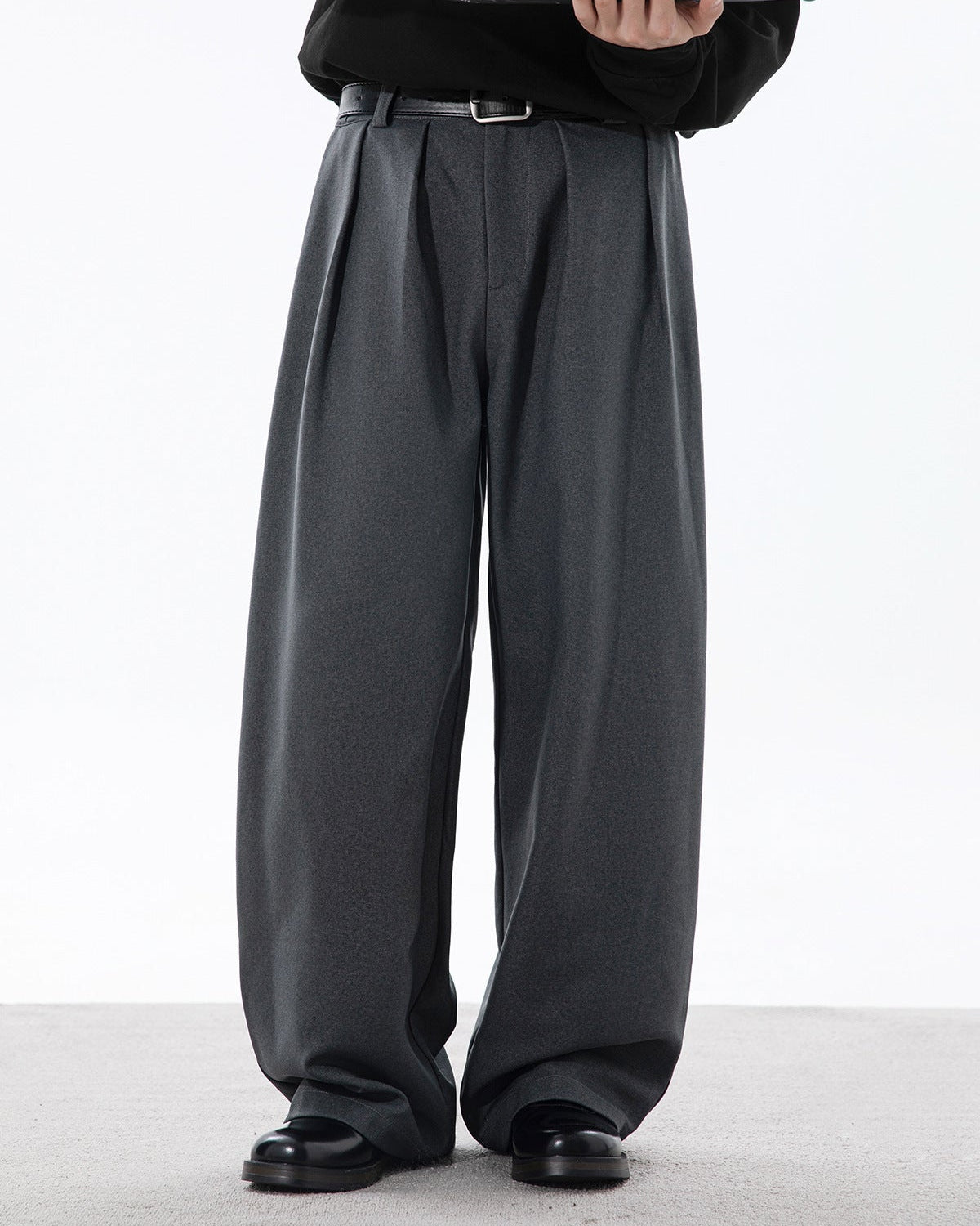 Pantaloni Larghi da uomo con Pinces in Cotone | Rowan