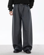 Pantaloni Larghi da uomo con Pinces in Cotone | Rowan, immagine 3