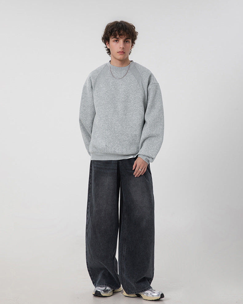 Felpa da uomo Girocollo Basic | Rowan, immagine 2