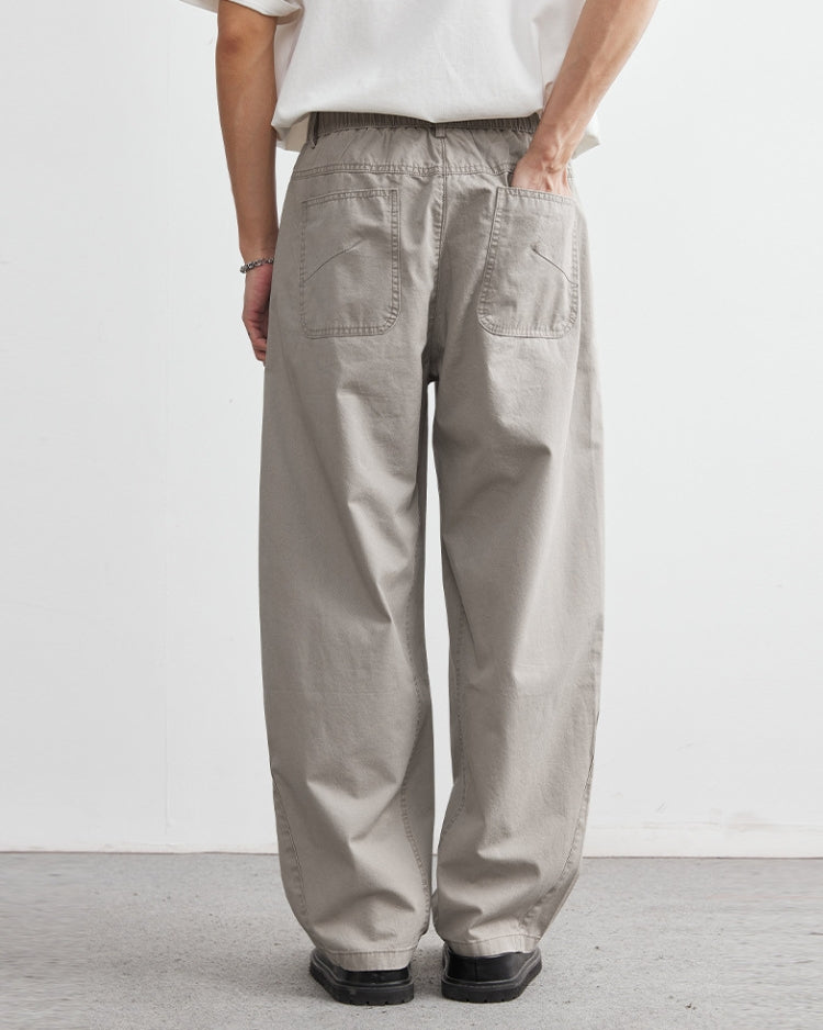 Pantaloni da uomo Comodi con Elastico in Vita Effetto Denim | Rowan, immagine 3