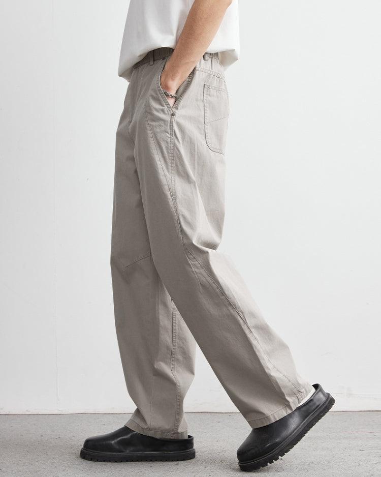 Pantaloni da uomo Comodi con Elastico in Vita Effetto Denim | Rowan, immagine 4