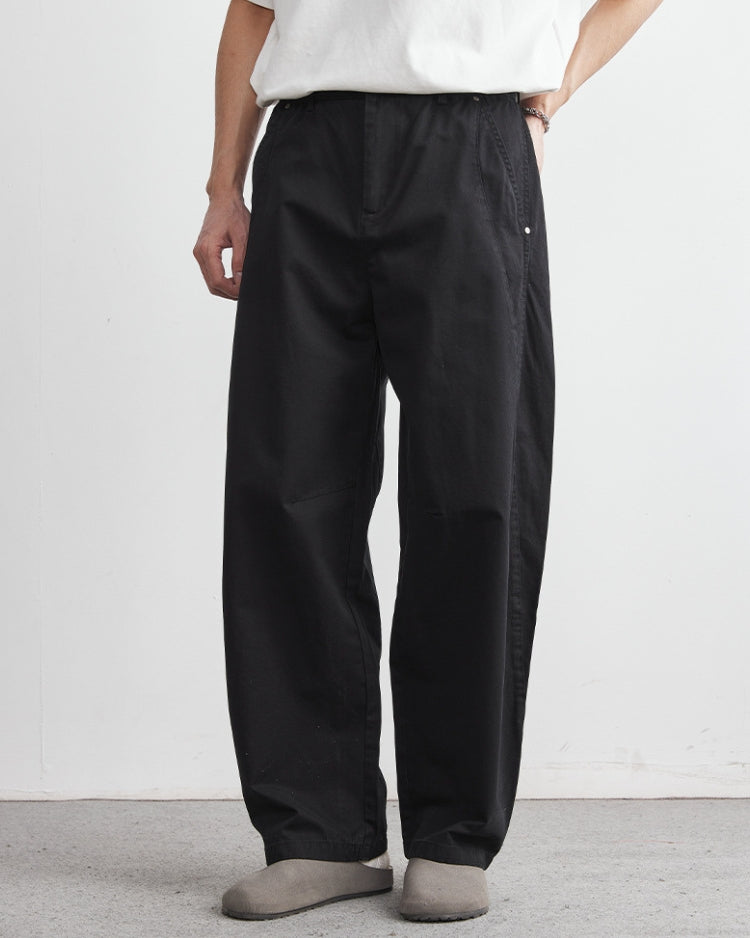Pantaloni da uomo Comodi con Elastico in Vita Effetto Denim | Rowan, immagine 6
