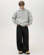 Maglione da uomo Serafino Oversize in Misto Lana | Rowan, immagine 2