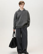 Maglione da uomo Serafino Oversize in Misto Lana | Rowan, immagine 5