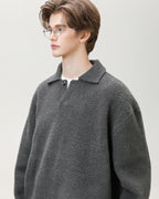 Maglione da uomo Serafino Oversize in Misto Lana | Rowan, immagine 4