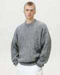 Maglione da uomo Oversize a Trecce Girocollo | Rowan