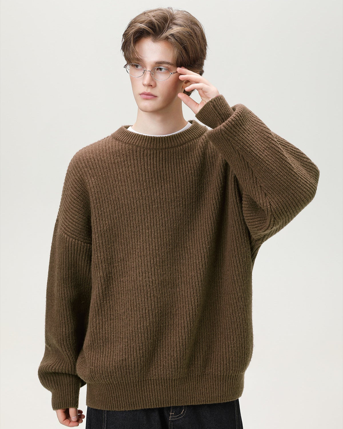 Maglione da uomo Oversize Girocollo Comodo | Rowan, immagine 12