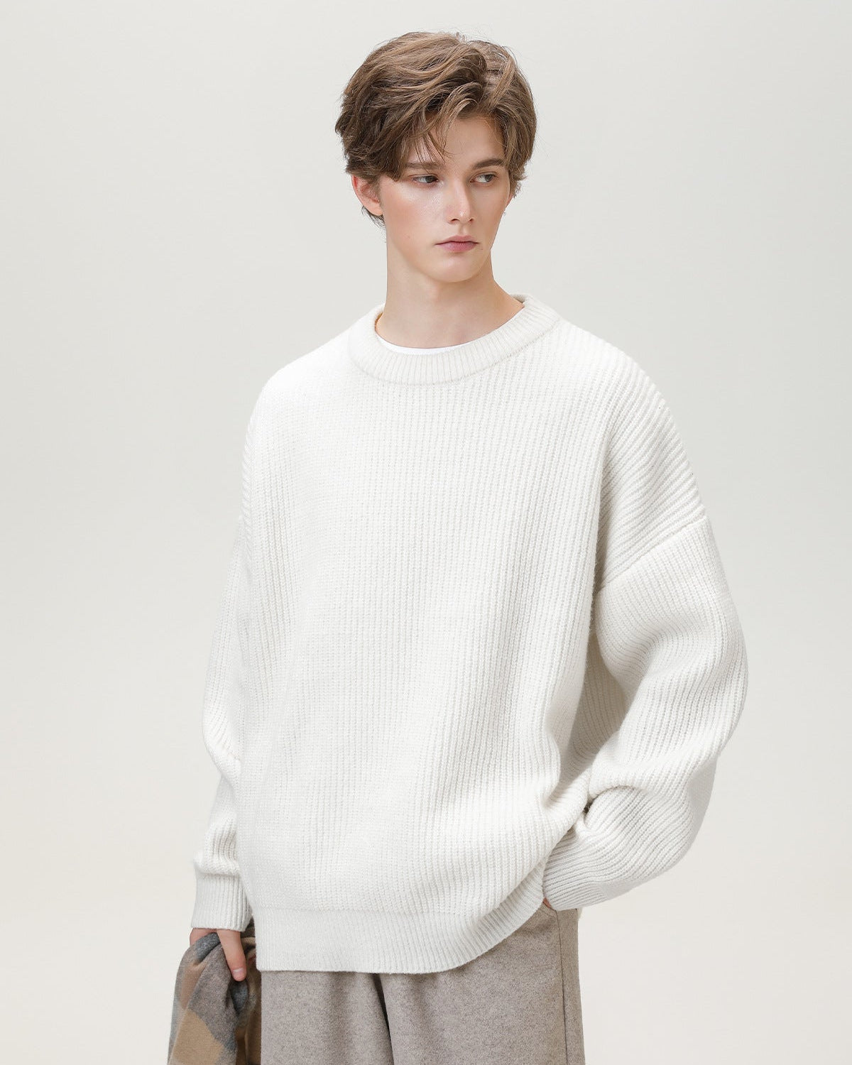 Maglione da uomo Oversize Girocollo Comodo | Rowan, immagine 7