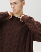 Maglione da uomo a Trecce in Misto Lana | Rowan, immagine 2