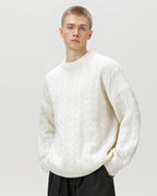 Maglione da uomo a Trecce in Misto Lana | Rowan, immagine 4