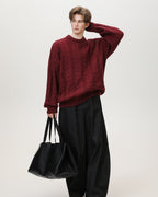 Maglione da uomo a Trecce in Misto Lana | Rowan, immagine 12