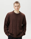Maglione da uomo a Trecce in Misto Lana | Rowan